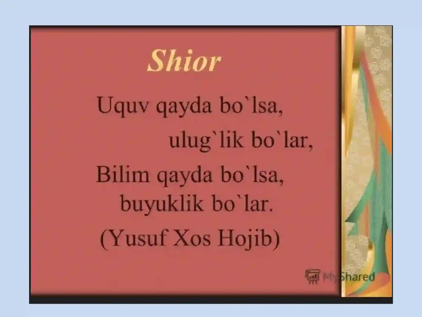 YUSUF XOS HOJIB 3