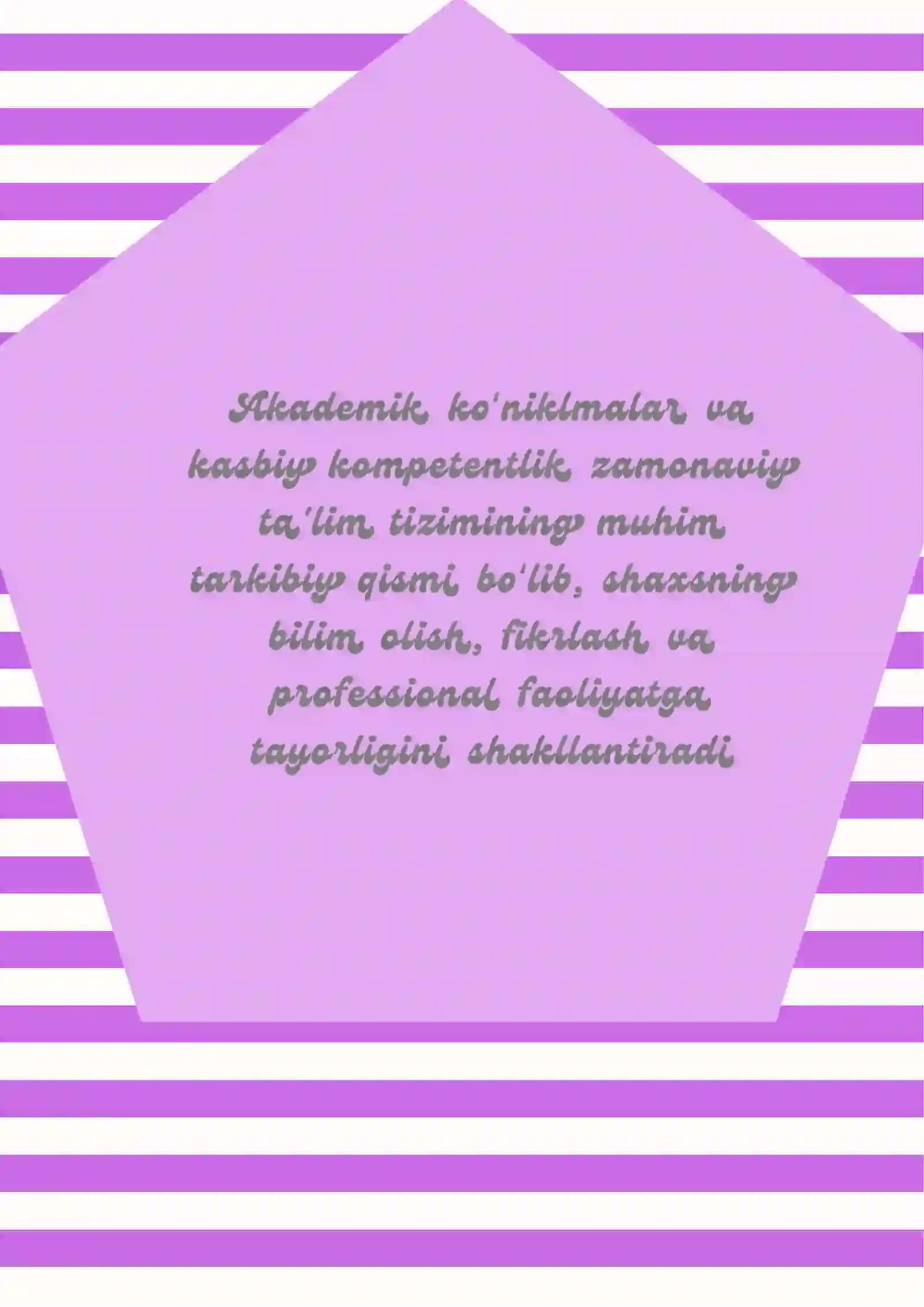 Akademik koʻnikmalar va kasbiy kompetentlik faniga kirish mavzusida prezentatsiya 3