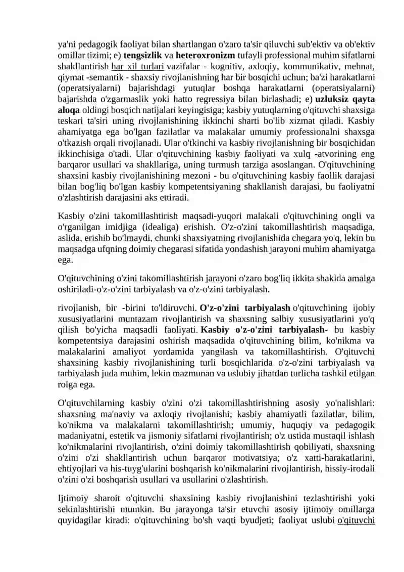 Amaliy intellekt o'qituvchining metodik kompetentsiyasini shakllantirish asosi sifatida 3