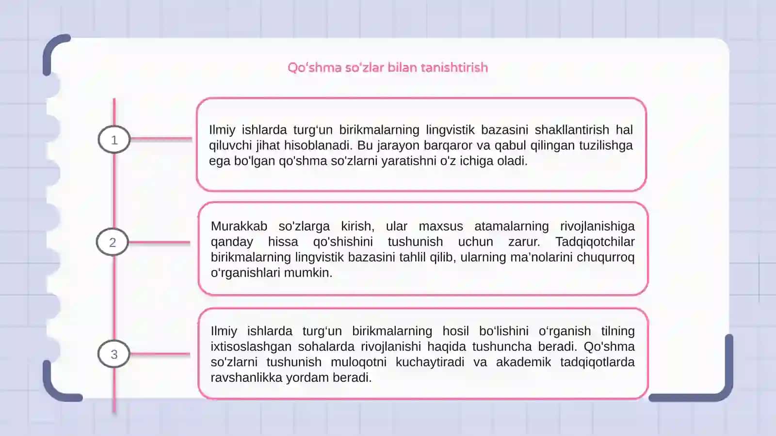 Ilmiy asarlarda barqaror birikmalarning lingvestik bazasini shakllantirish 3