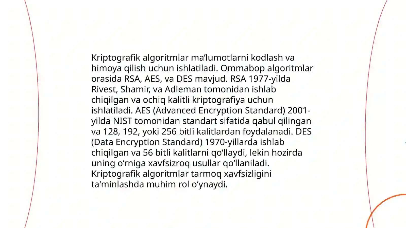 Kriptografik algoritmlar 3
