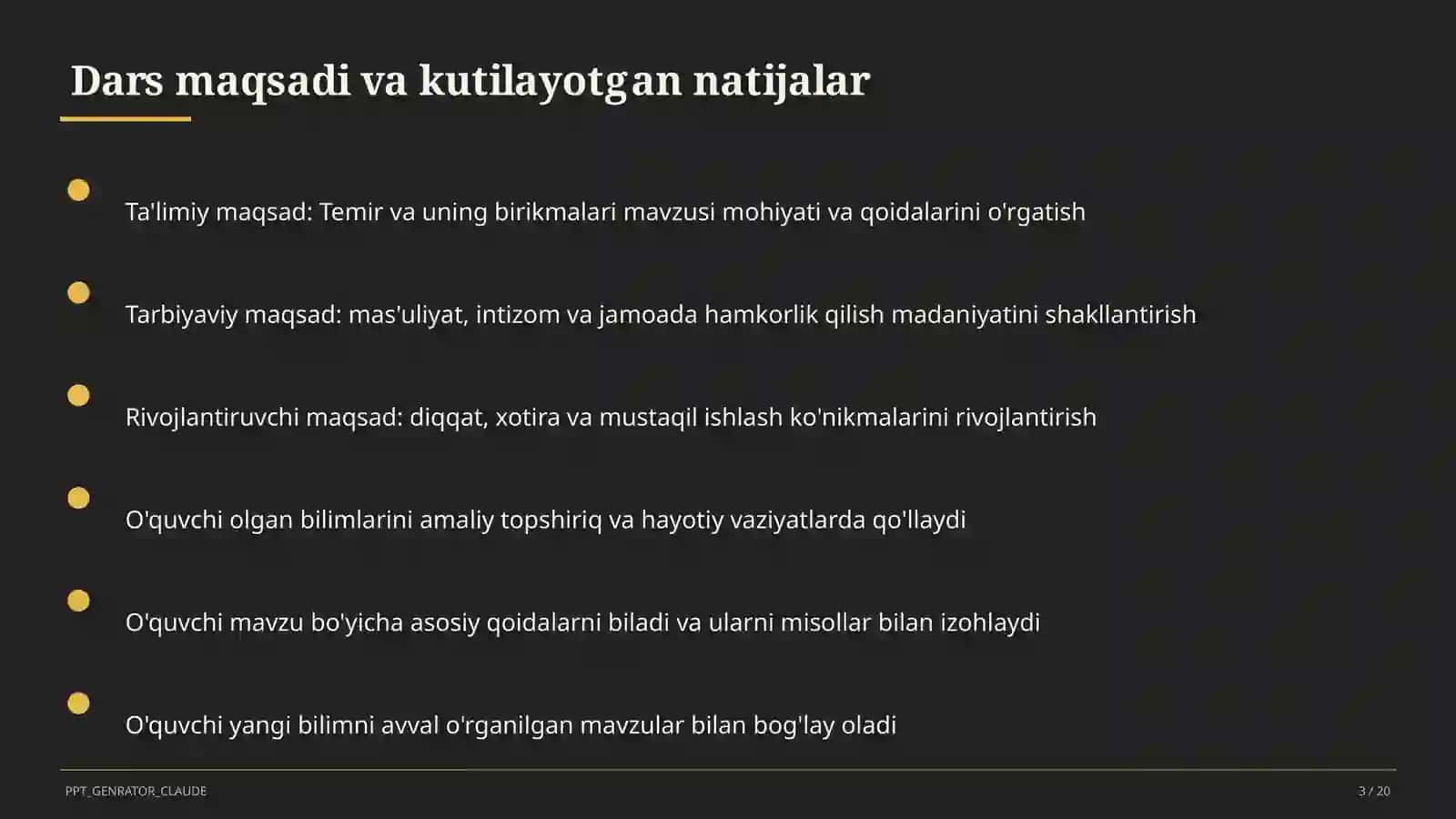Temir va uning birikmalari (9-sinf) 3
