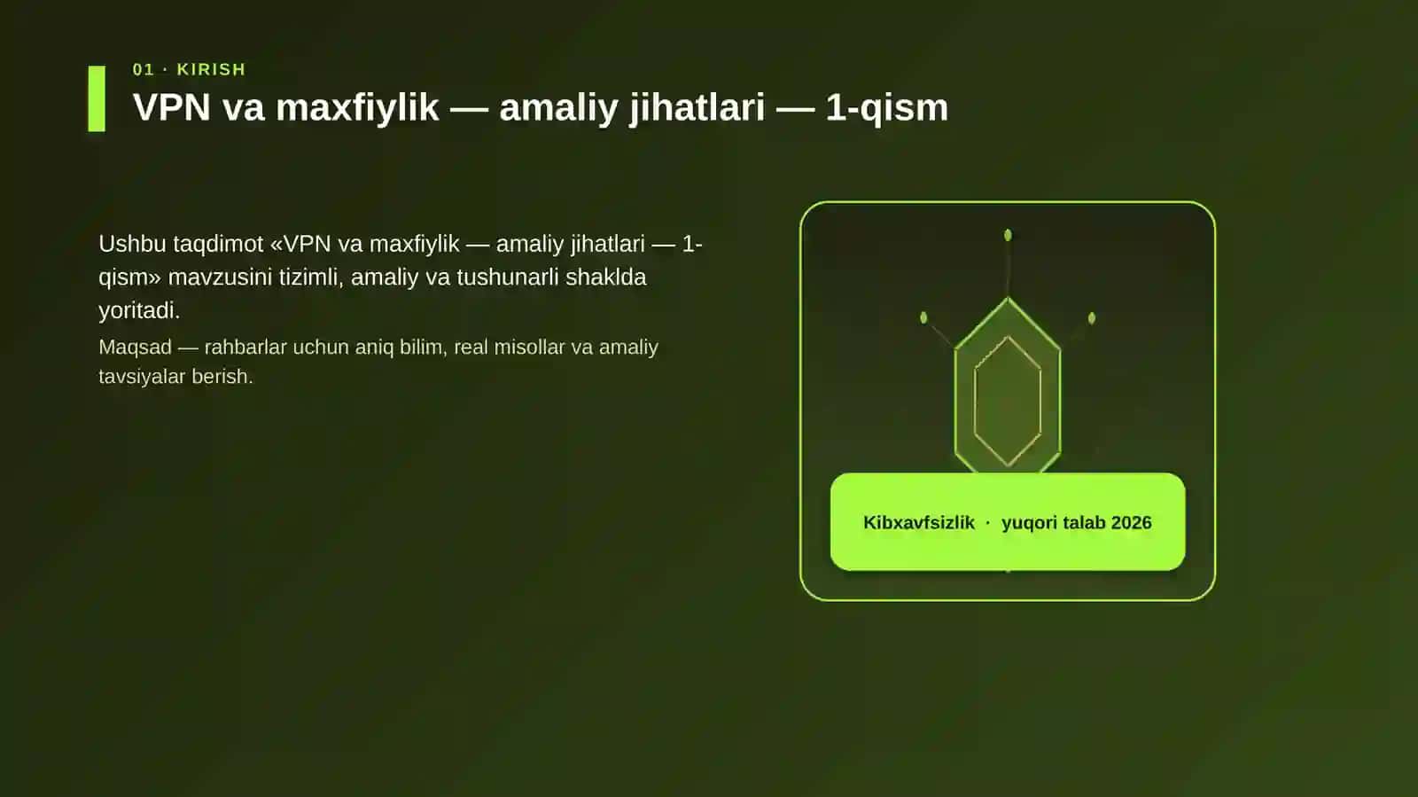VPN va maxfiylik — amaliy jihatlari — 1-qism 3