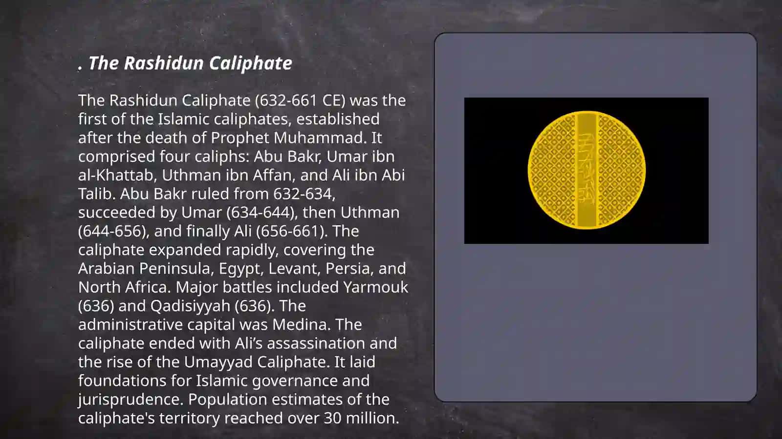 The Rashidun Caliphate 3