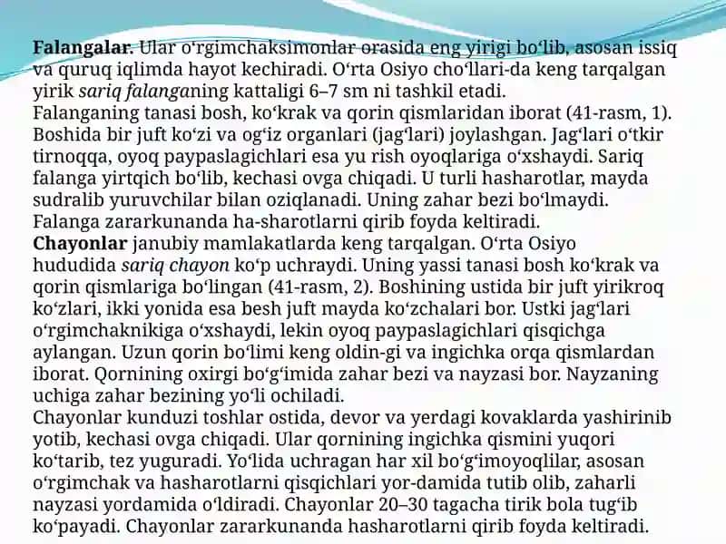 TIBBIY BIOLOGIYA FANIDAN O‘RGIMCHAKSIMONLAR 3