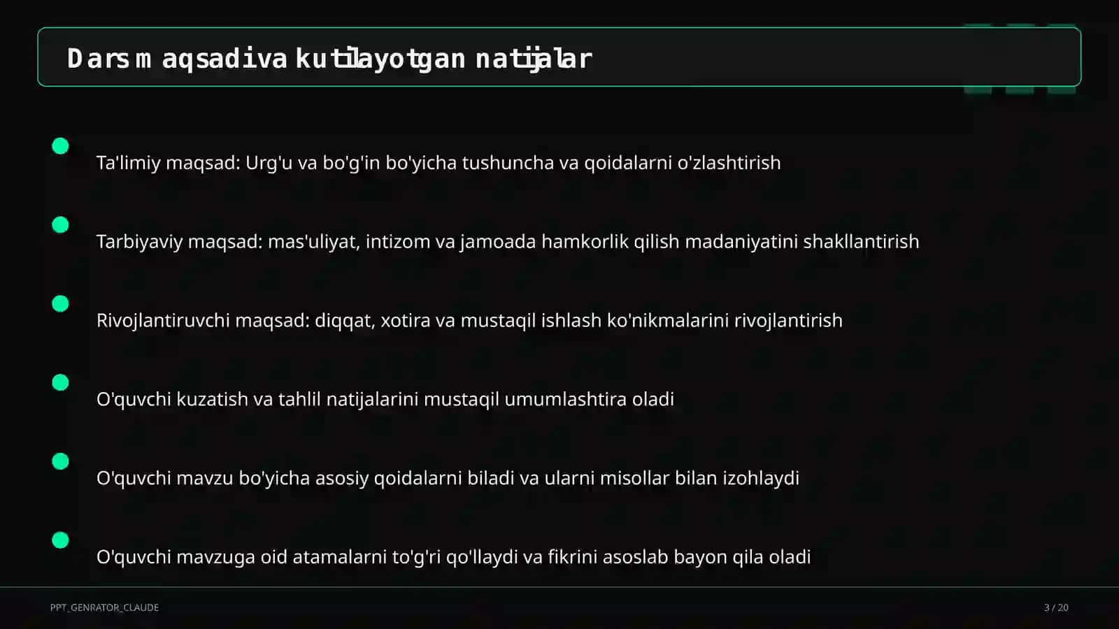Urg'u va bo'g'in (5-sinf) 3