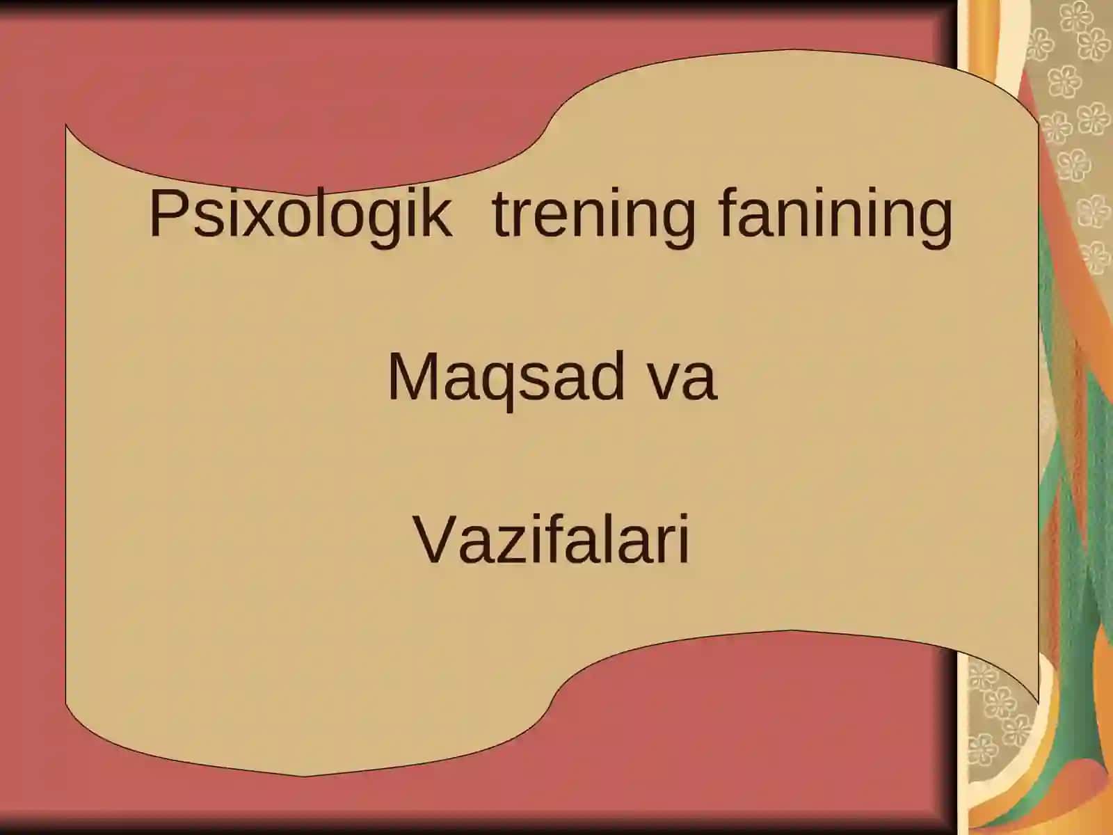 Psixologik trening 3