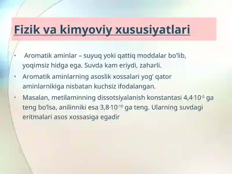 AromatikaminobirikmalarAnilin 3