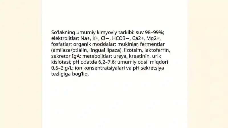 Sôlak tarkibi uning ahamiyati 3