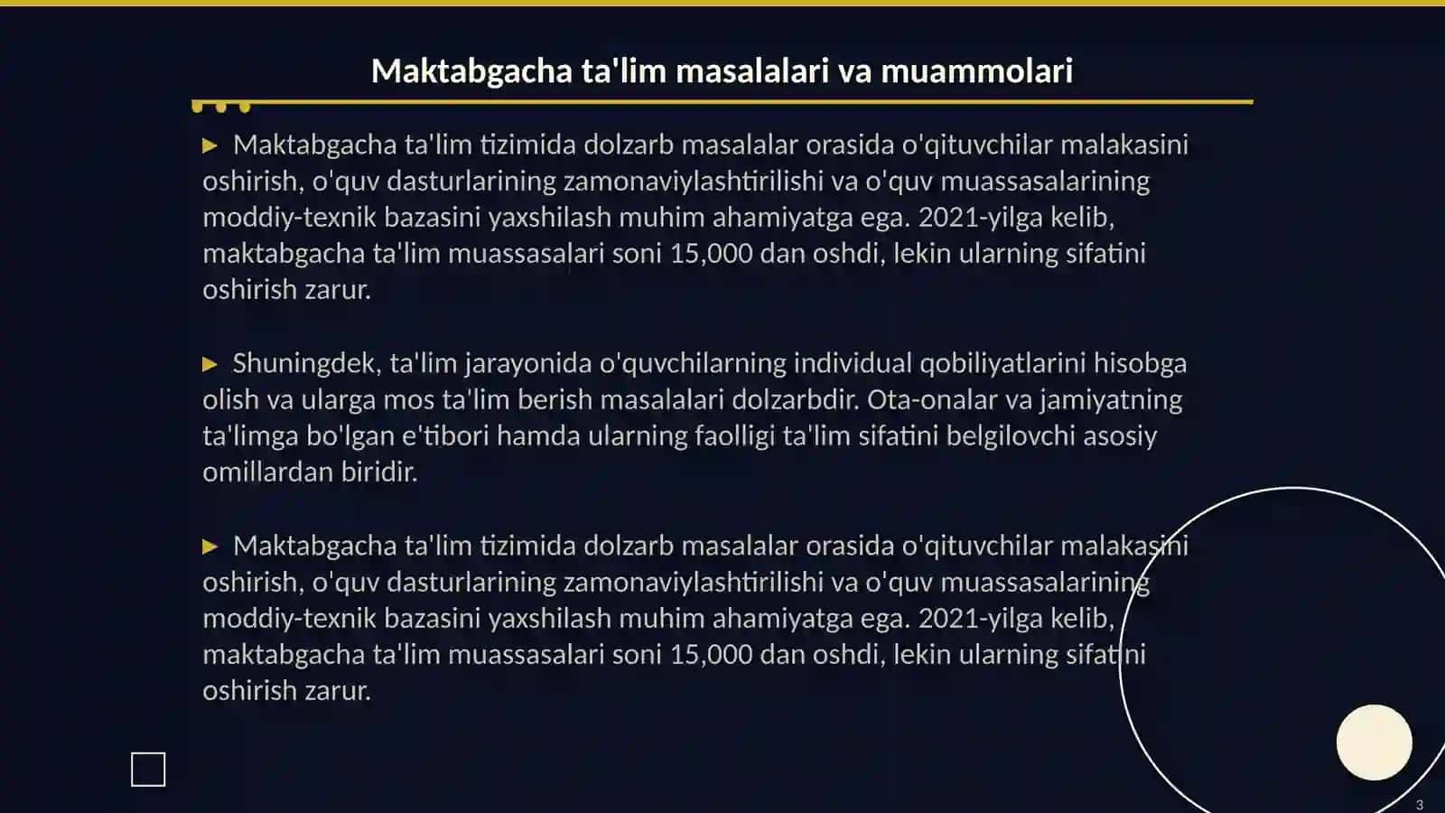 Maktabgacha ta‘limning dolzarb masalalari 3