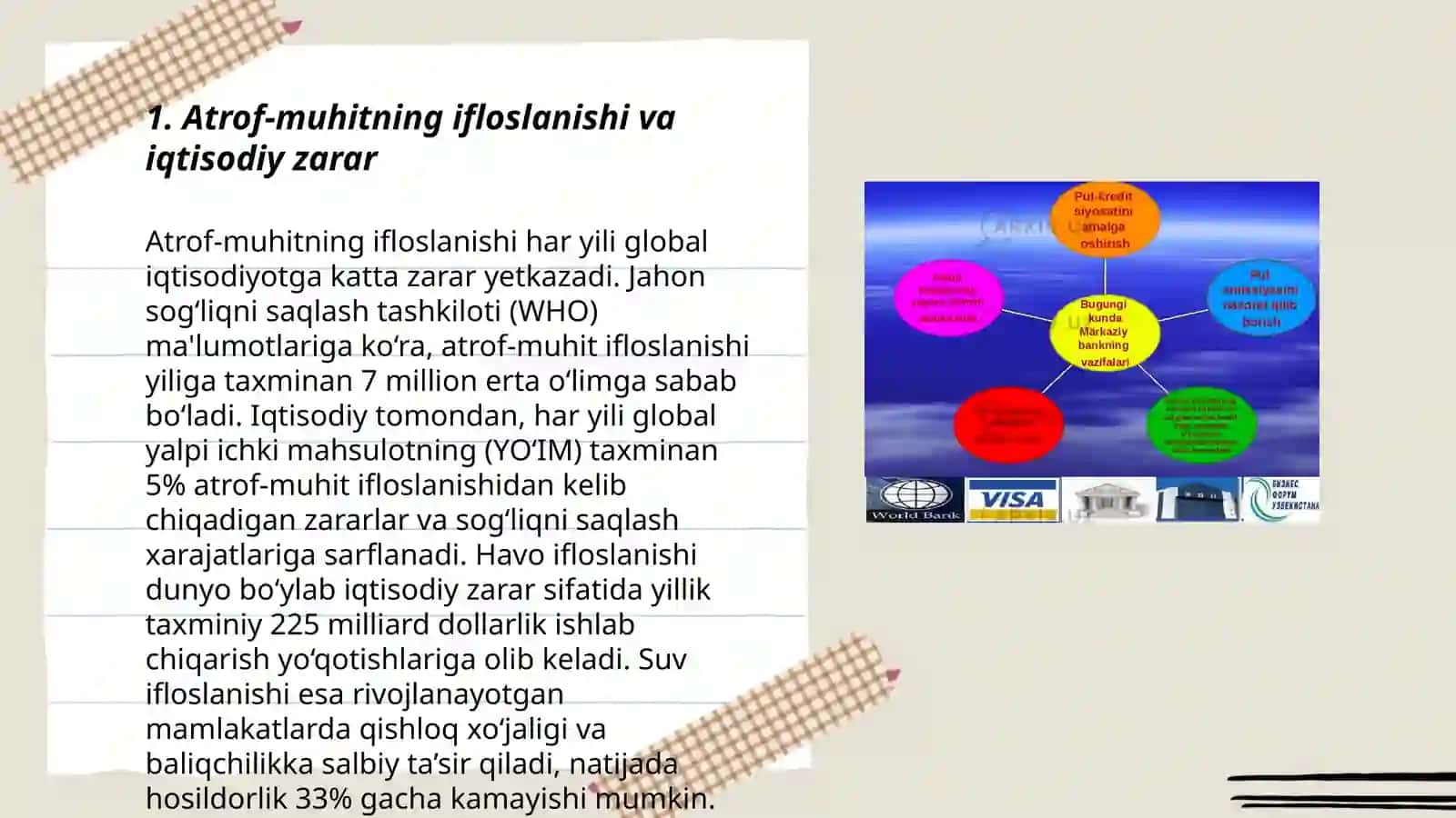 Atrof-muhitning ifloslanishi va iqtisodiy zarar 3