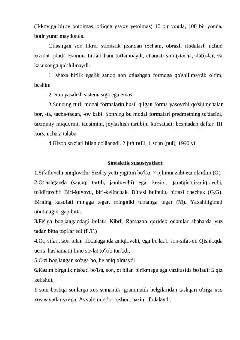 Sonlar haqida ma'lumot 3