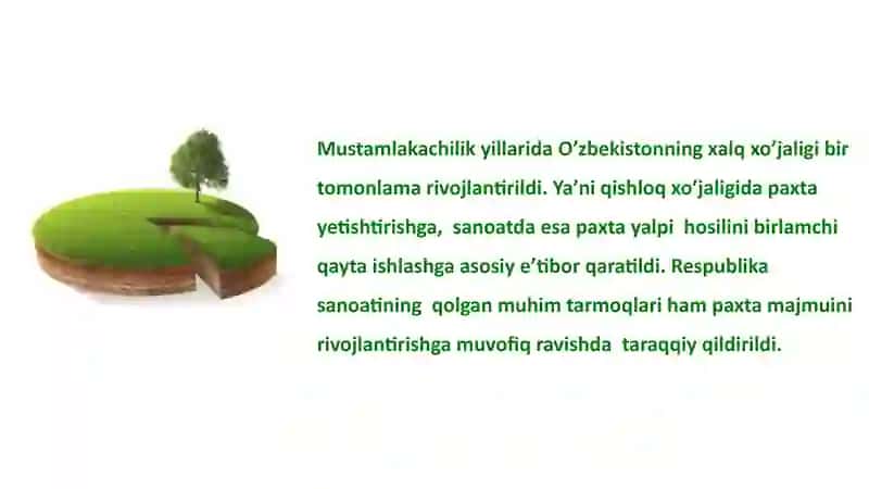 O'zbekistonda qishloq xo'jaligi 3