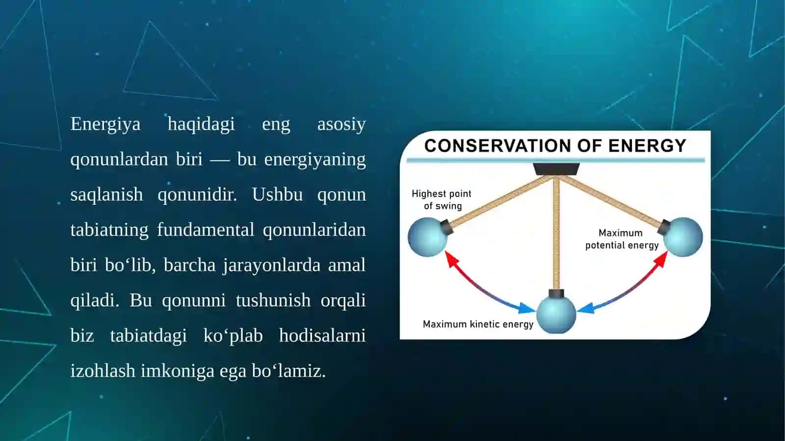 Energiyaning saqlanish qonuni 3