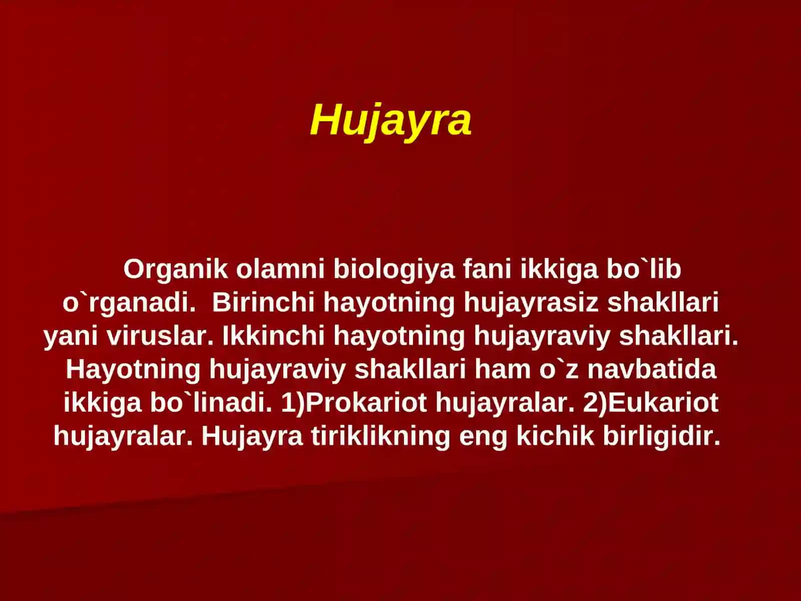 Hujayra 3