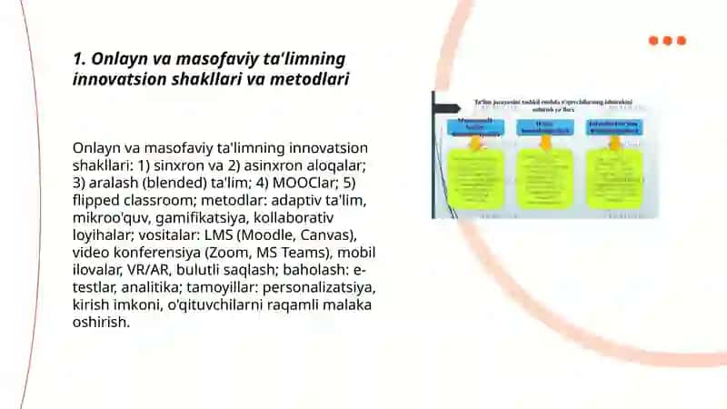 Ta'lim jarayonini tashkil etishning innovatsion shakl metod va vositalari 3