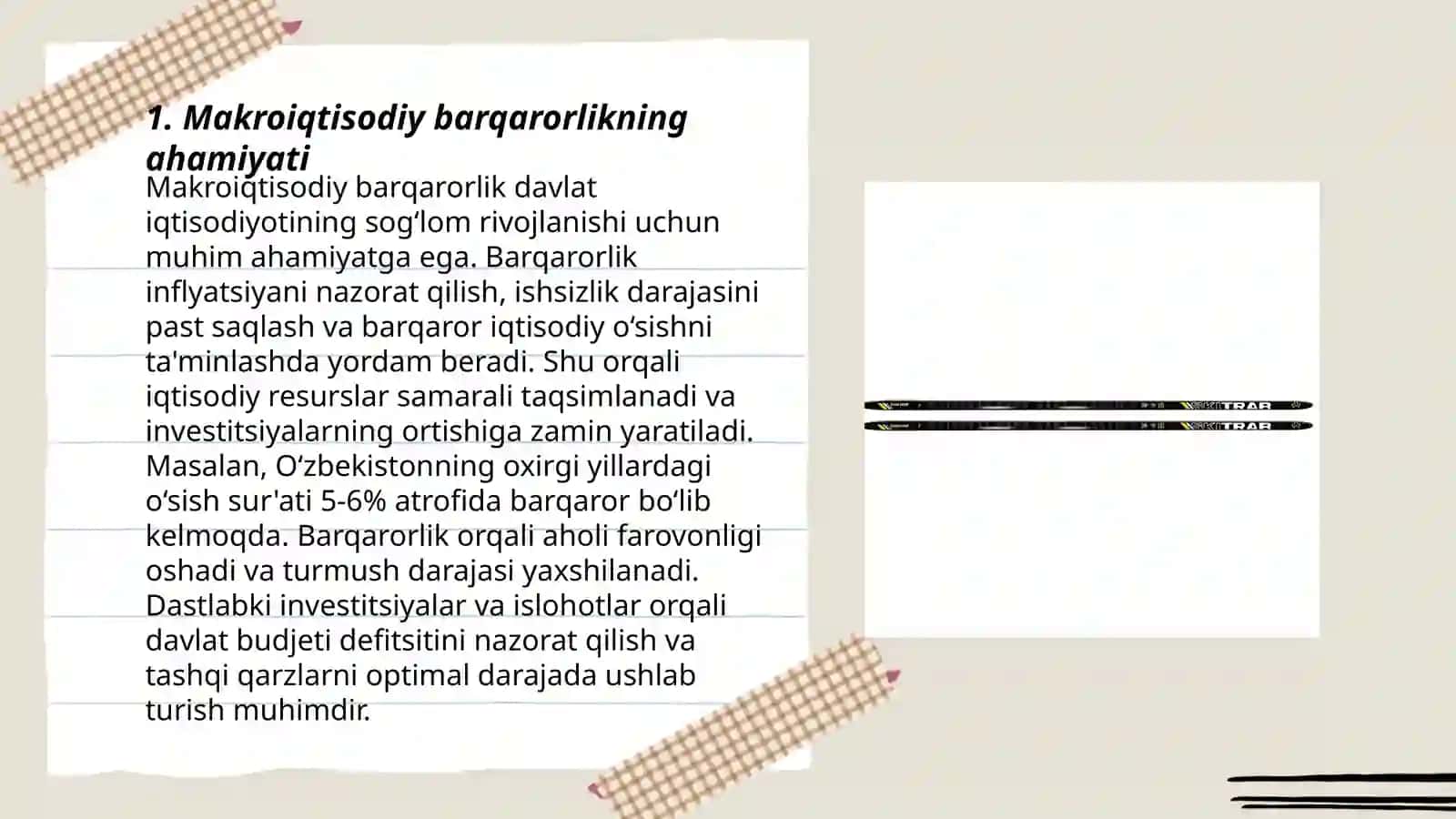 Makroiqtisodiy barqarorlik va muvozanat. Davlatning iqtisodiyotdagi roli 3