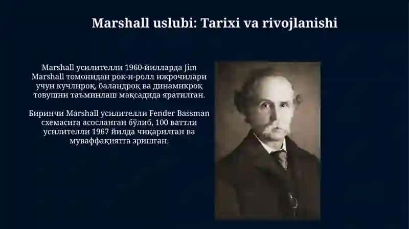 Marshall uslubi 3