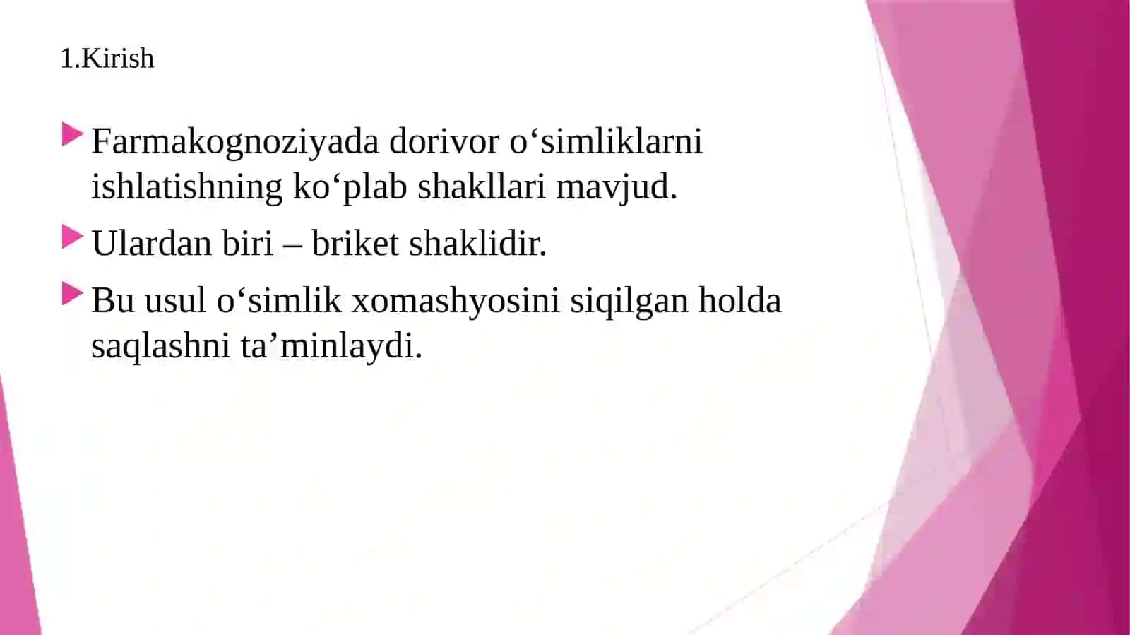 Briketlarni tayyorlash va saqlash 3