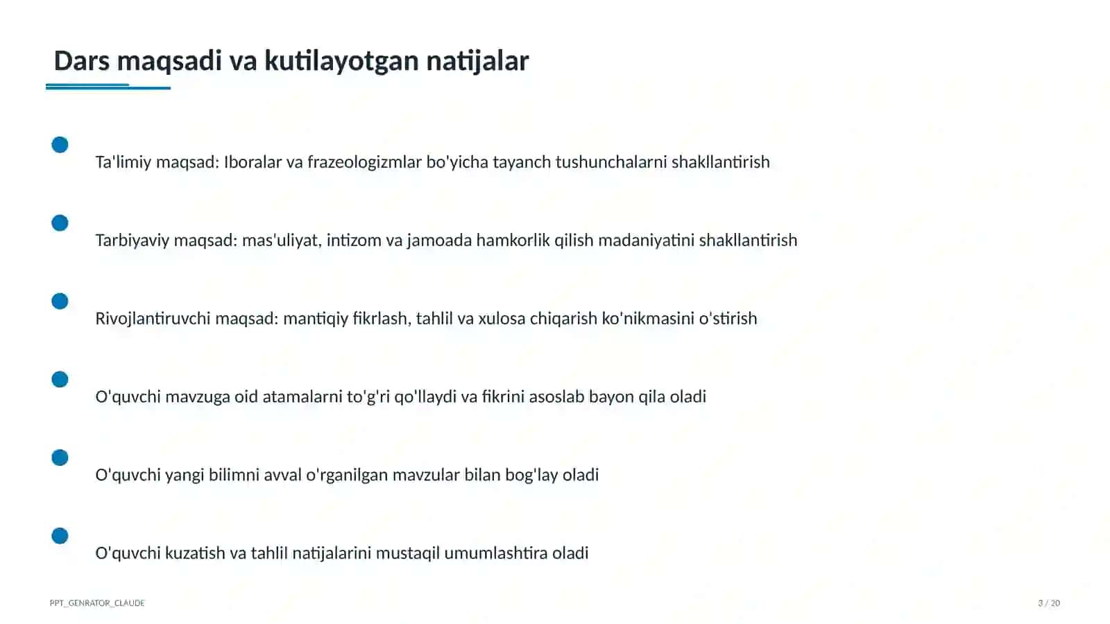 Iboralar va frazeologizmlar (5-sinf) 3