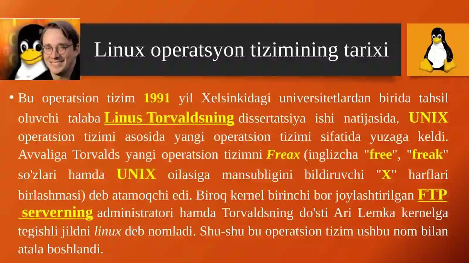 Linux OT va uning turlari 3