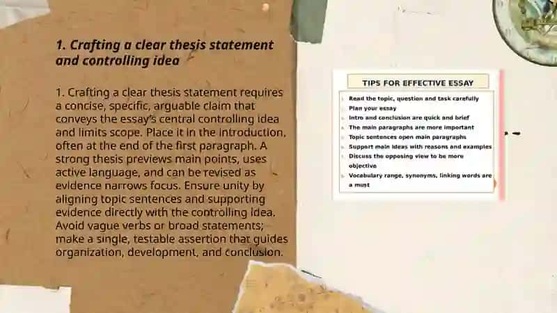 Planning and organizing essays effectively 3