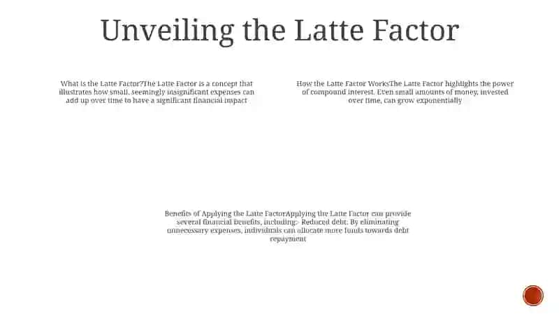 The Latte Factor 3