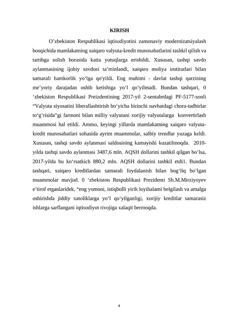 Xalqaro valyuta va kredit munosabatlari 3