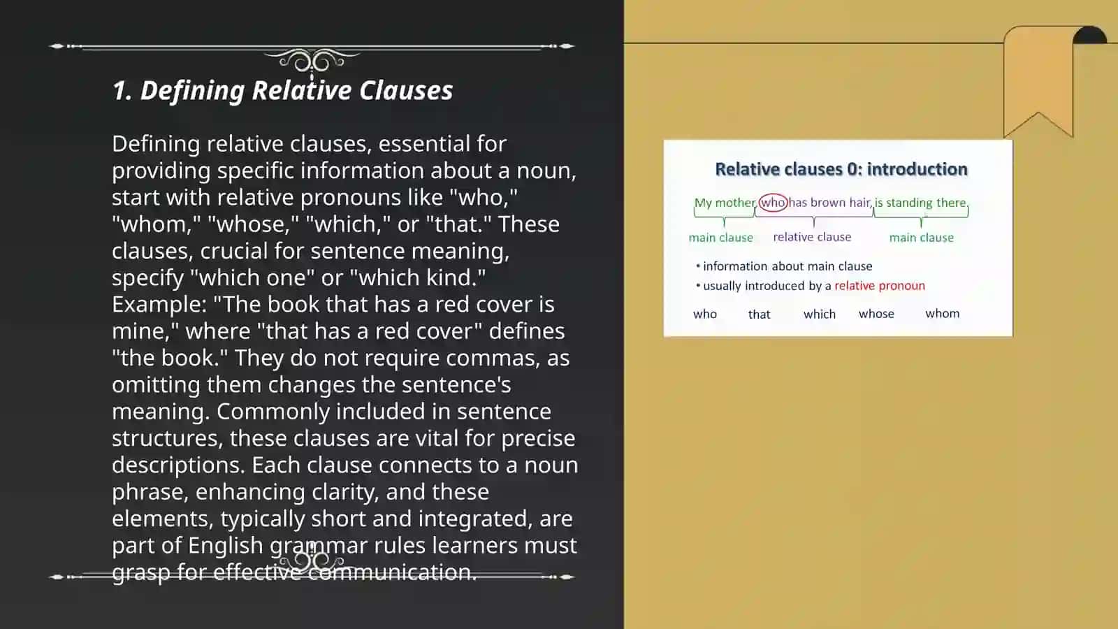 Relative clauses 3
