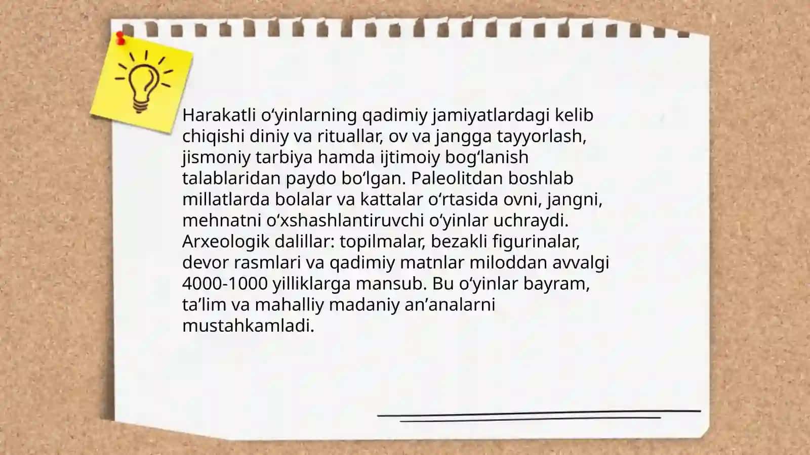 Harakatli oʻyinlar tarixi 3