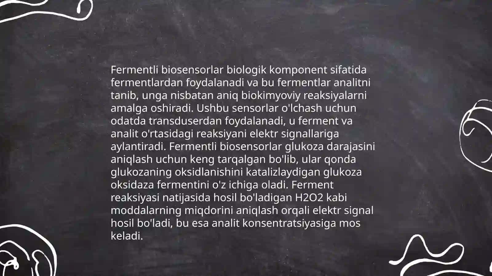 Fermentli biosensorlarning tibbiyotdagio’rni 3