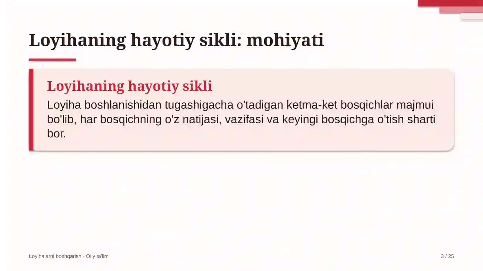dasturiy mahsulot kompaniyalarida loyihaning hayotiy sikli 3977 3