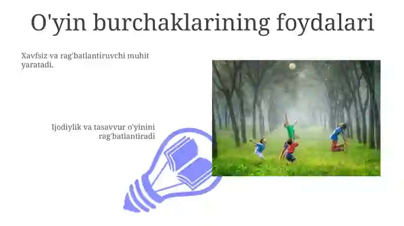 O'yin burchaklari 3