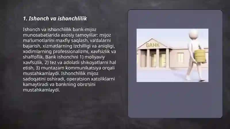 Bankda mijozlar bilan munosabatlarda axloqning asosiy kategoriyalari 3