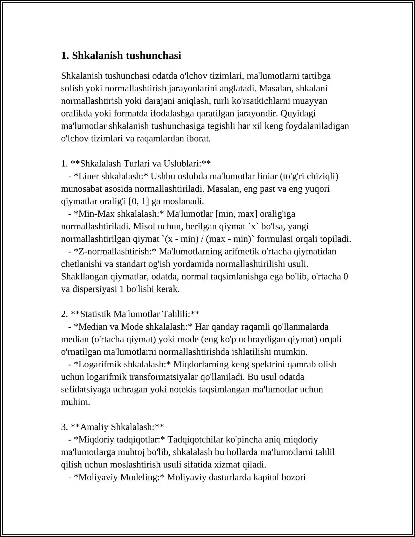 SHKASLANISH ASOSLARI 3