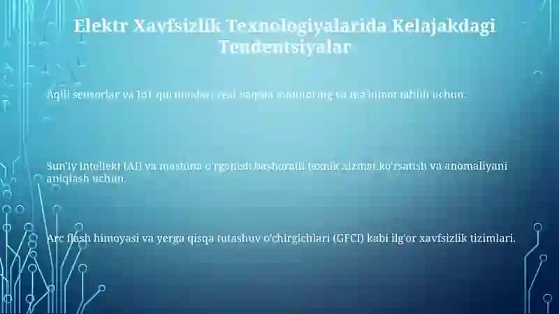 Elektr xavfsizlik texnologiyalari 3