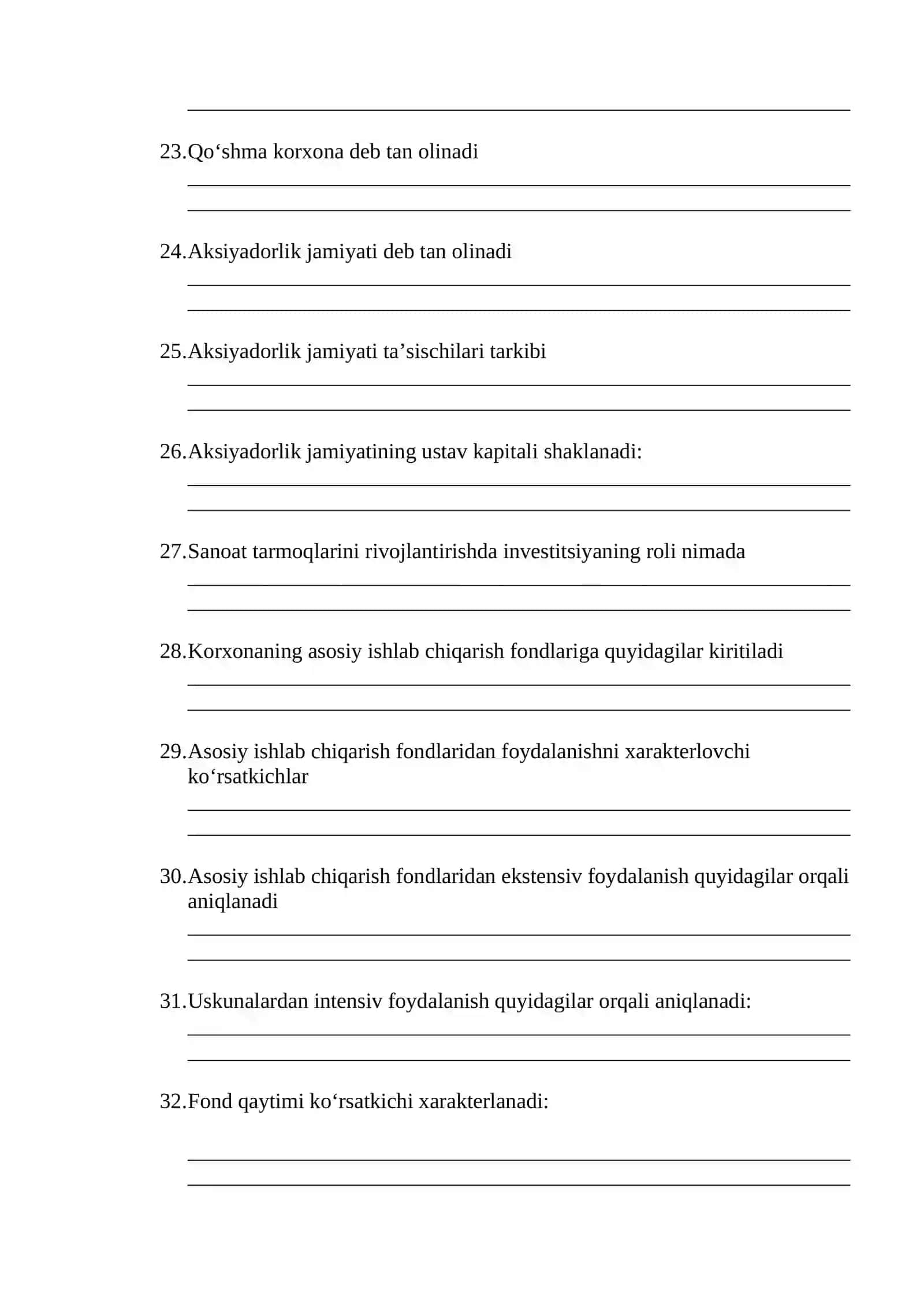 Moliyaviy investitsiya nimani bildiradi 3