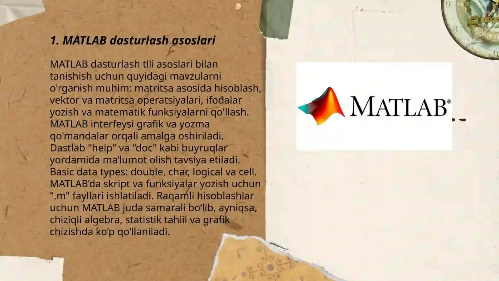 MATLAB dasturlash asoslari 3