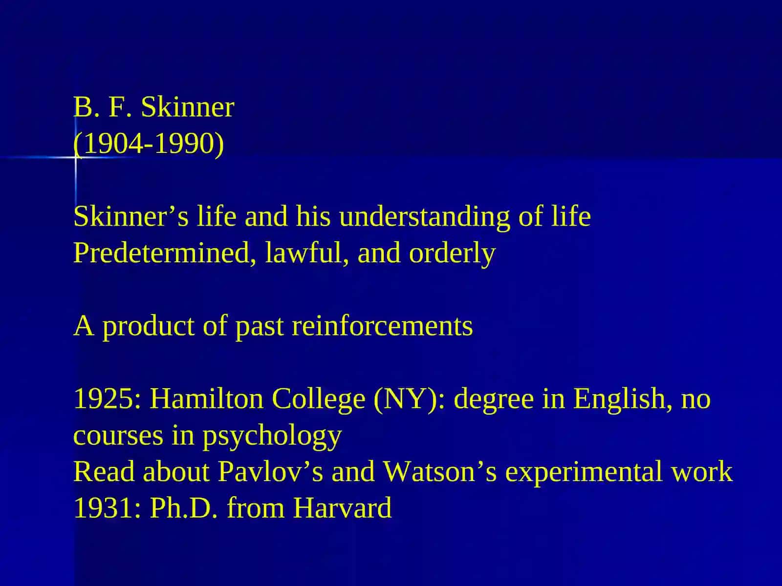 Behaviorism 3