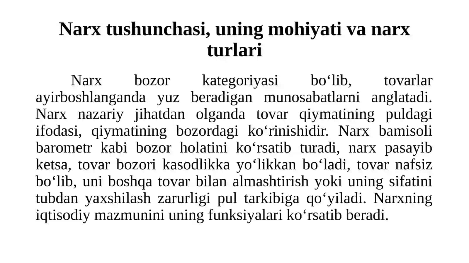 NarxNarxbelgilashstrategiyasi 3