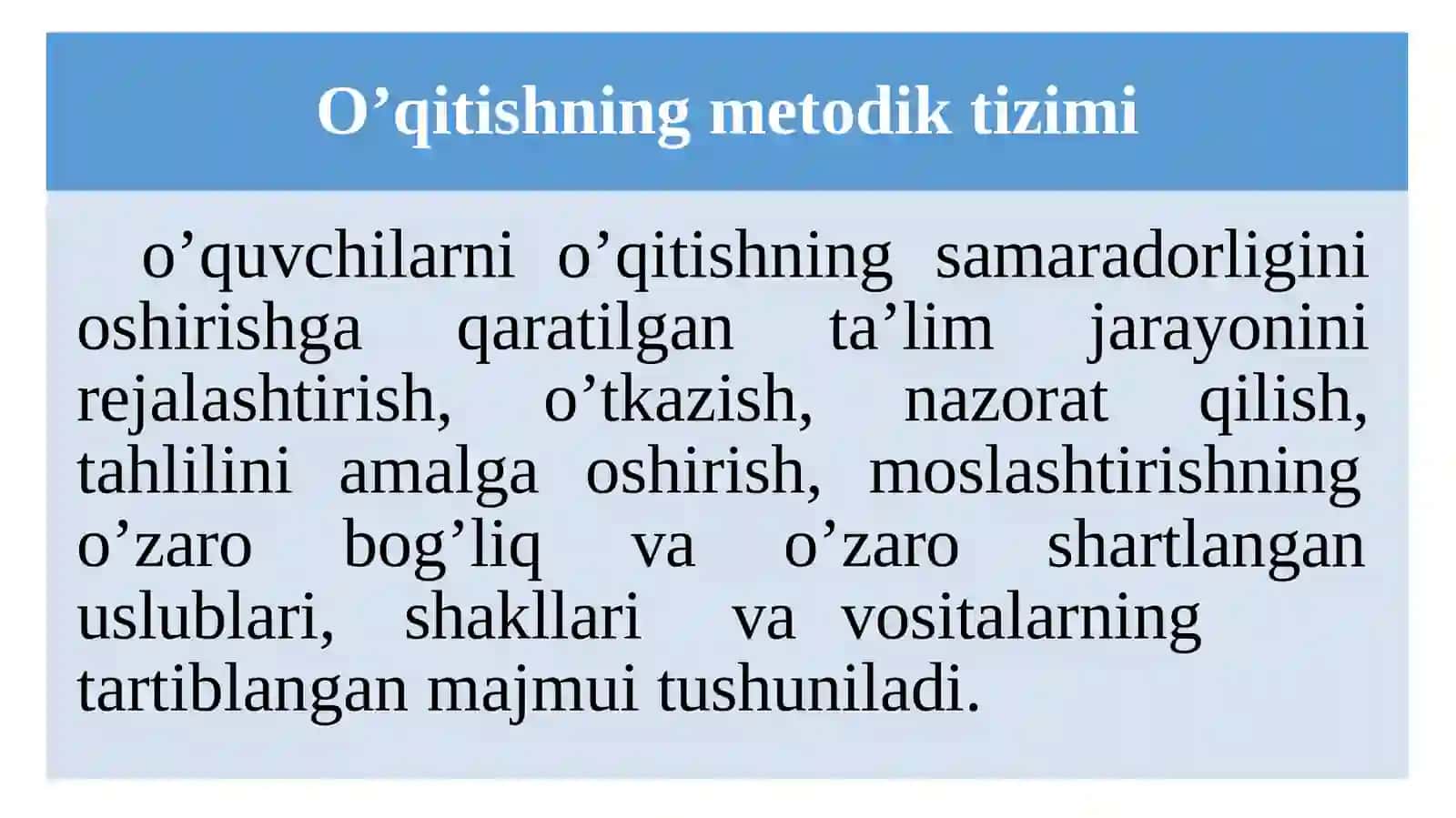 INFORMATIKAVAAXBOROTTEXNOLOGIYALARIFANINIО‘QITISHNINGMETODIK TIZIMI 3