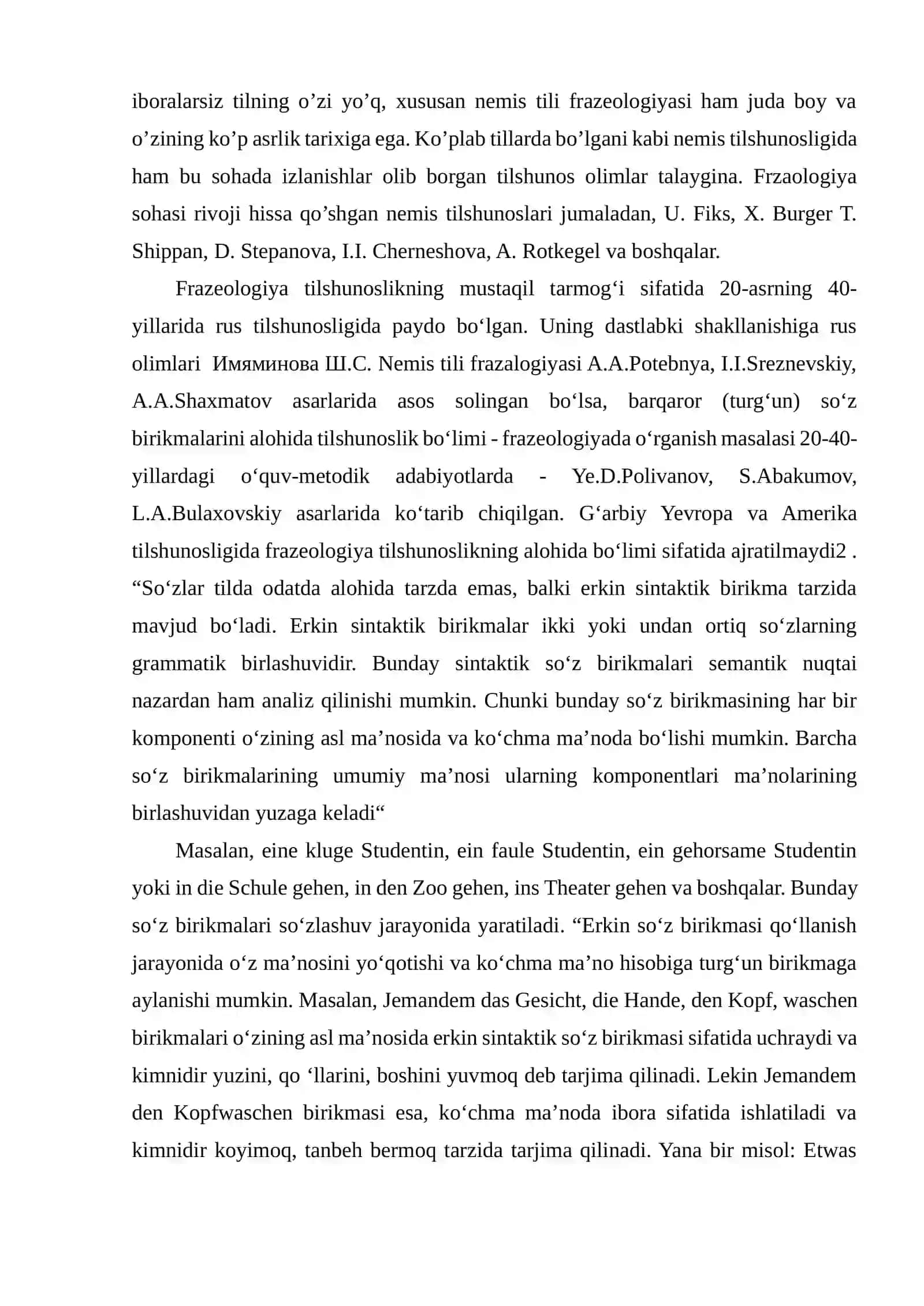 Nemis tili frazeologik birikmalari va tilning lug’at boyligi 3