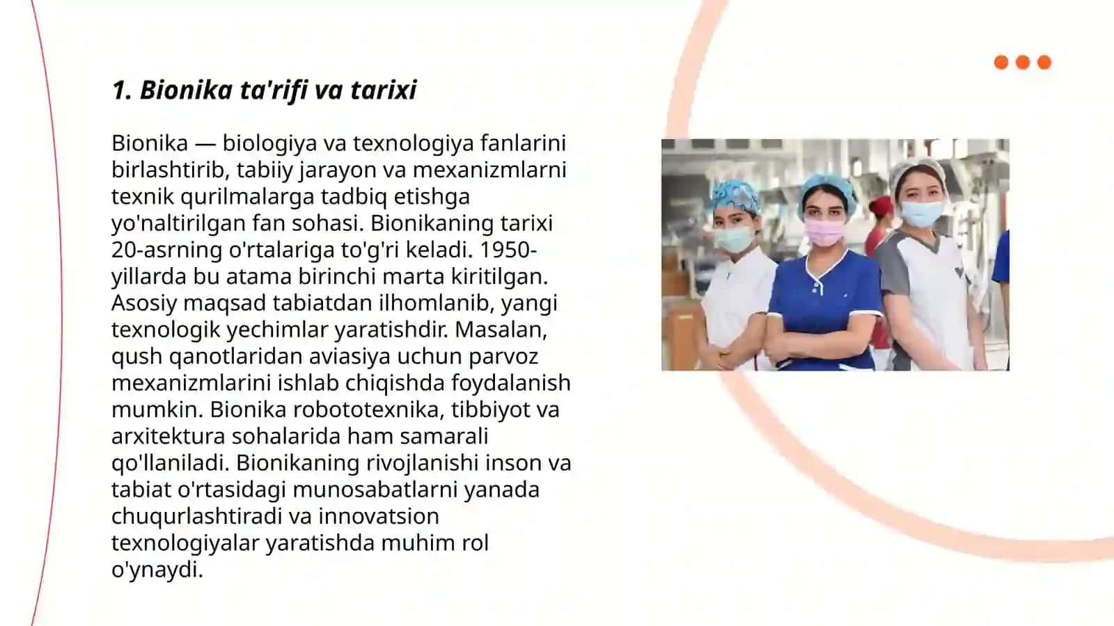 Bionikaning inson hayotidagi ahamiyati 3