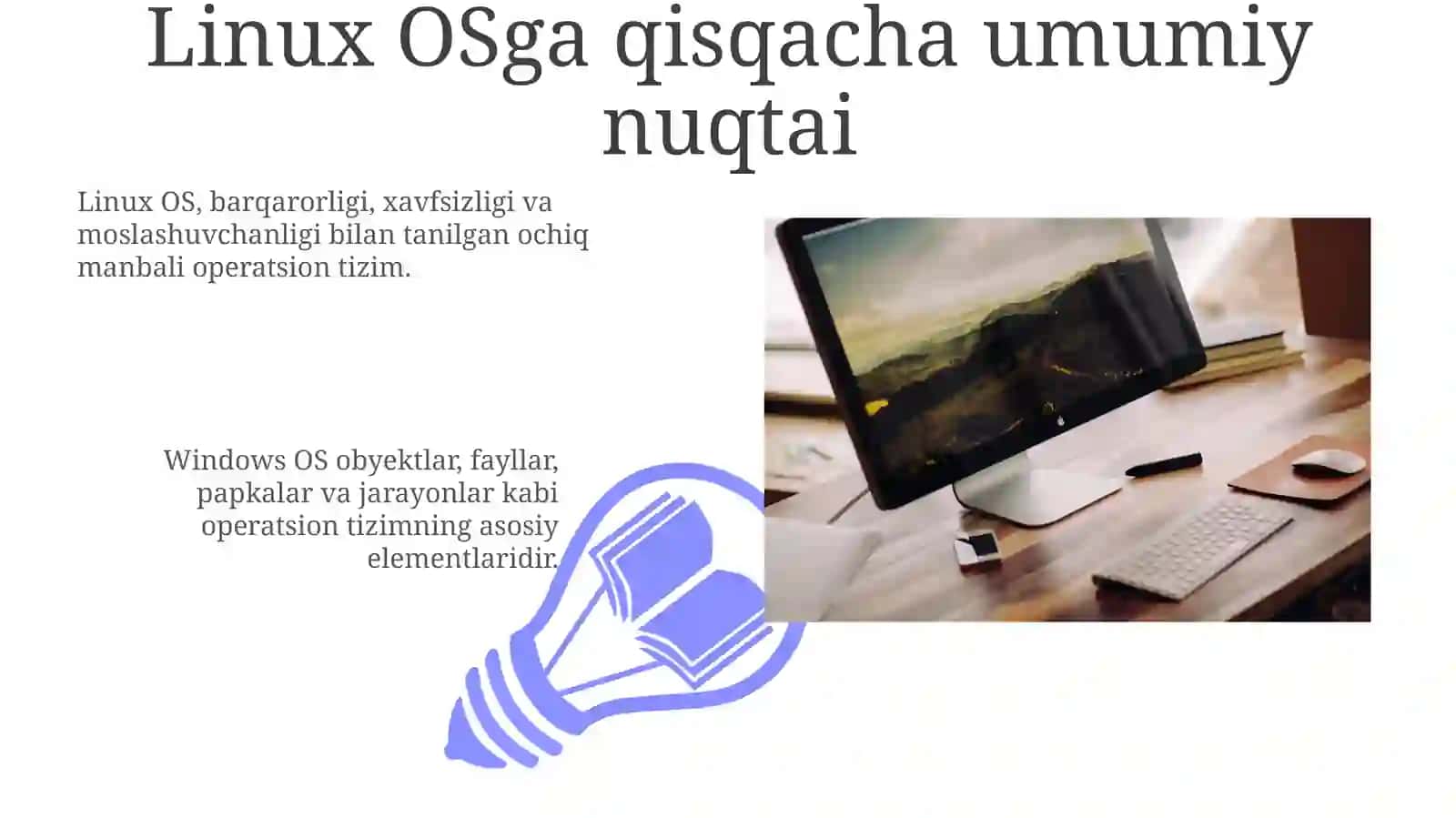 Windows OS Ob'ektlar 3
