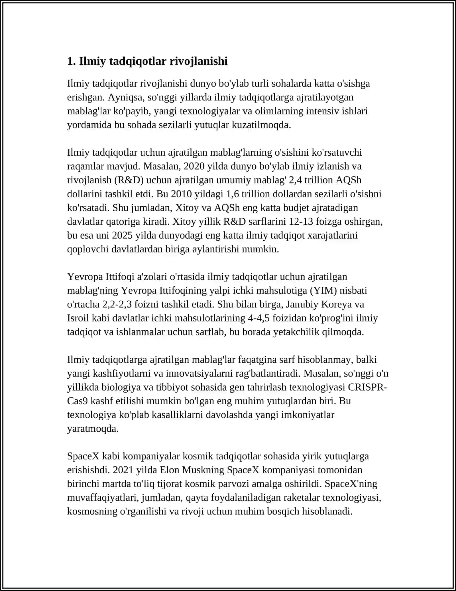 Ilim Fanni Maliyalashtirish va Innovatsiyalarni Qo'llab Quvvatlash Jamg'armasi 3