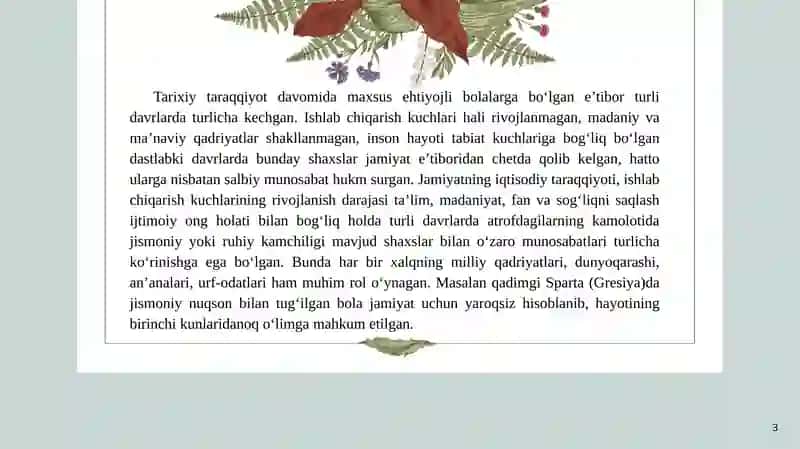 Inklyuziv ta’limning huquqiy-me’yoriy asoslari 3