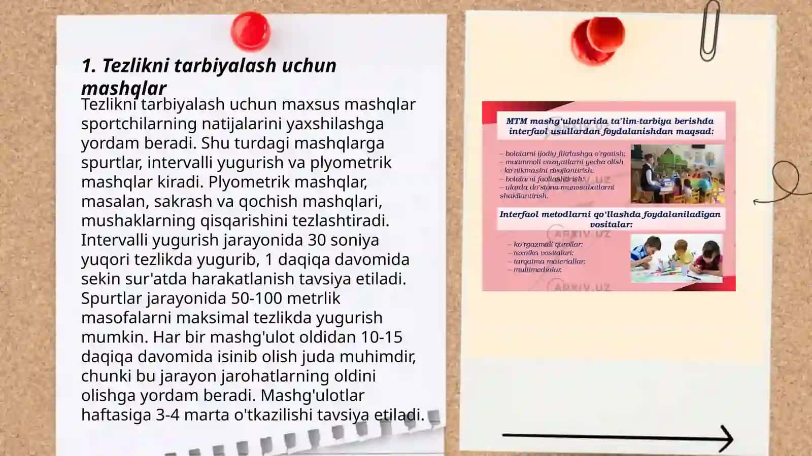 Tezlikni chidamlilikni chaqonlikni tarbiyalash 3