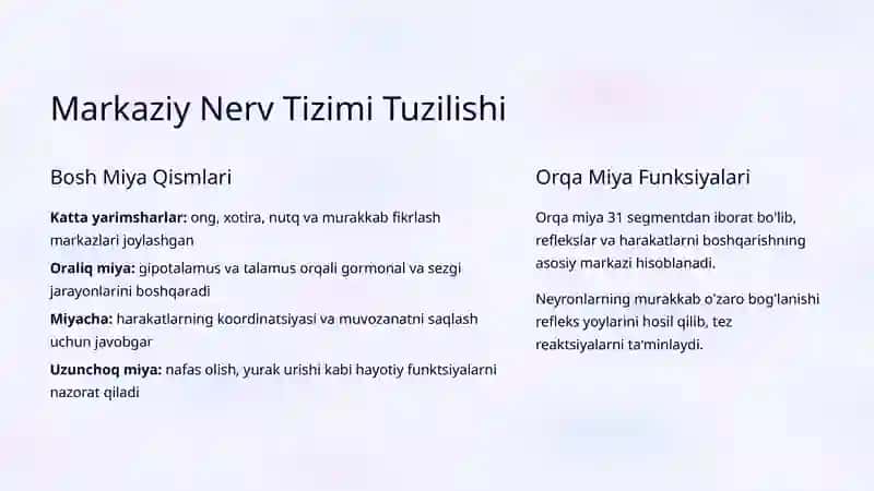 Markaziy va Periferik Falaj Turlari 3