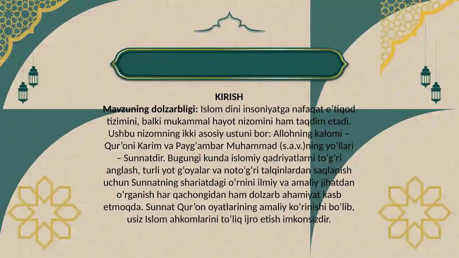 Sunnat 3