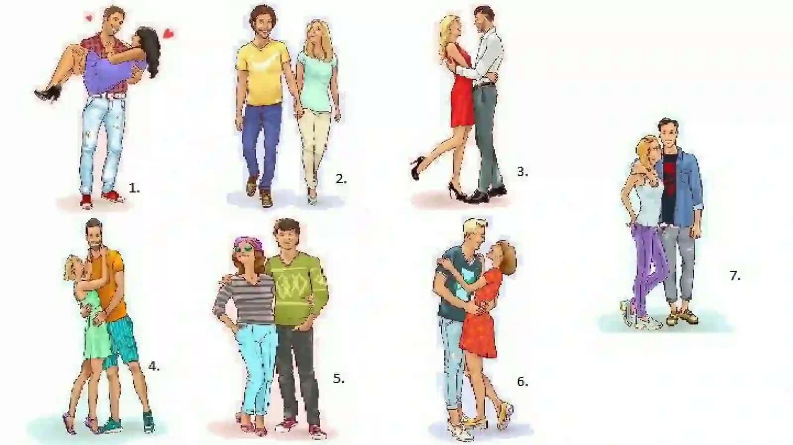 RASMDAGI QAYSI JUFTLIKNING BIR-BIRIGA BO'LGAN ILIQ MUNOSABATI, SIZNING JUFTLIGINGIZGA O'XSHAYDI? 3